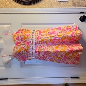 NWOT Lilly Pulitzer Lenore Dress Pockets Kir Royal Pink Ooh La La Women's Size 4